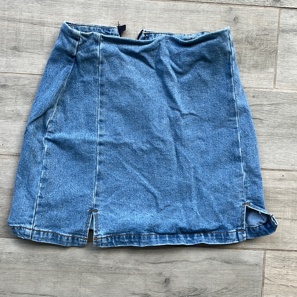 Brandy Melville mini denim skirt